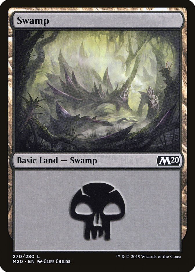 Swamp (270) [Core Set 2020] | Pegasus Games WI