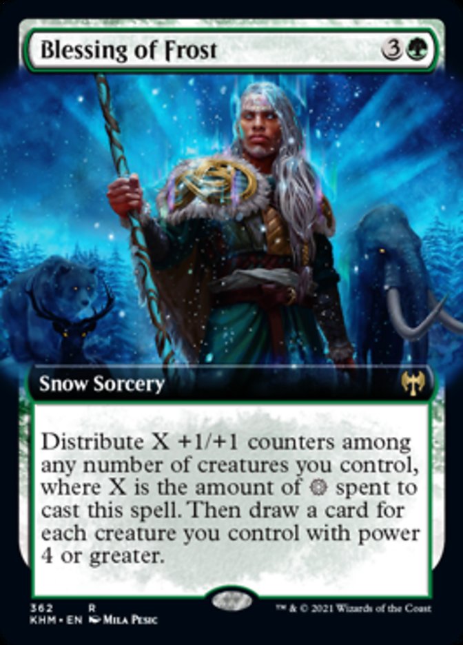 Blessing of Frost (Extended Art) [Kaldheim] | Pegasus Games WI