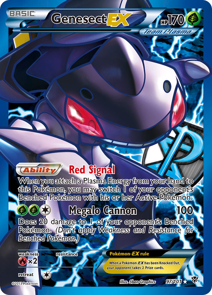 Genesect EX (97/101) [Black & White: Plasma Blast] | Pegasus Games WI