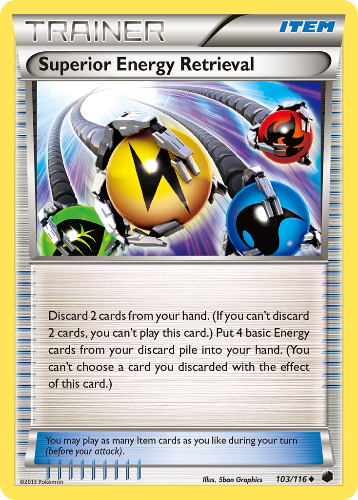 Superior Energy Retrieval (103/116) [Black & White: Plasma Freeze] | Pegasus Games WI
