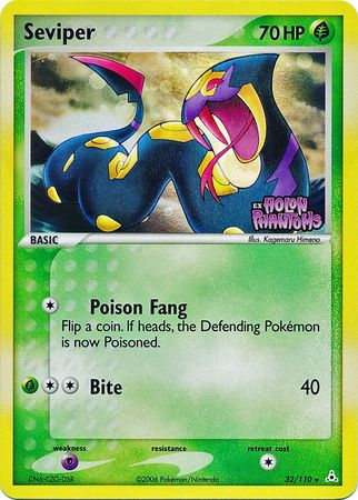 Seviper (32/110) (Stamped) [EX: Holon Phantoms] | Pegasus Games WI