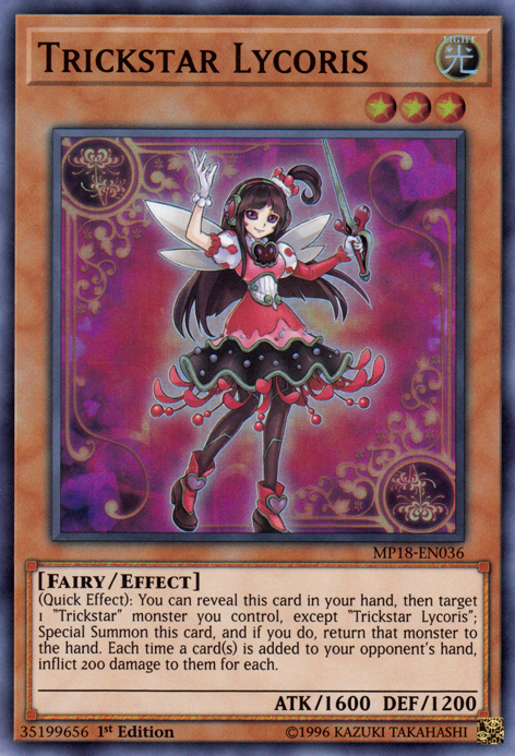 Trickstar Lycoris [MP18-EN036] Super Rare | Pegasus Games WI