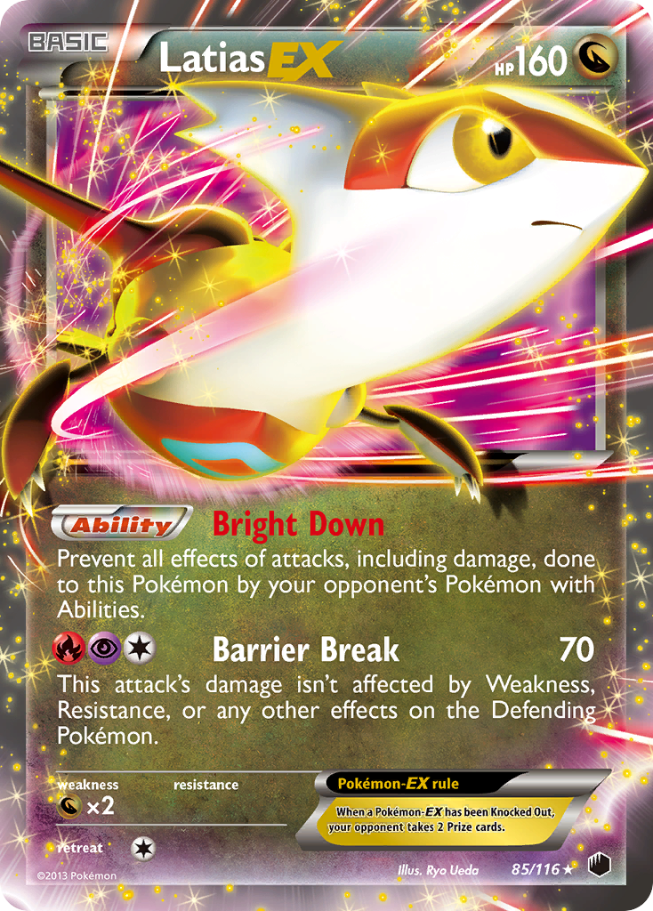 Latias EX (85/116) [Black & White: Plasma Freeze] | Pegasus Games WI