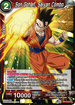 Son Gohan, Saiyan Combo (Rare) [BT13-015] | Pegasus Games WI