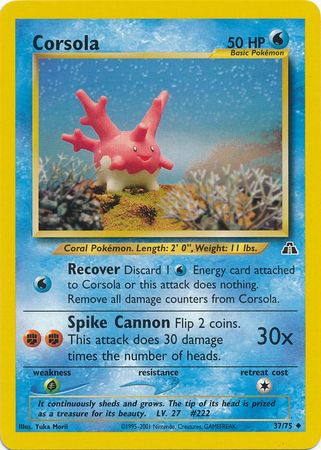 Corsola (37/75) [Neo Discovery Unlimited] | Pegasus Games WI