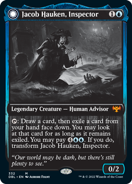 Jacob Hauken, Inspector // Hauken's Insight [Innistrad: Double Feature] | Pegasus Games WI