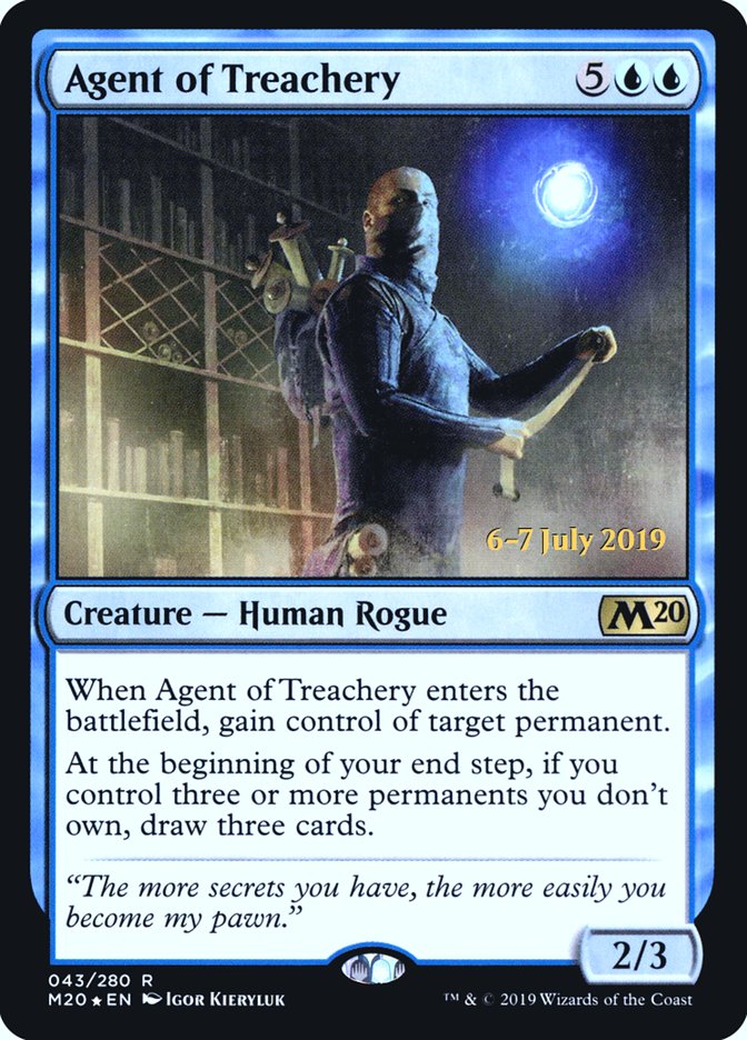 Agent of Treachery [Core Set 2020 Prerelease Promos] | Pegasus Games WI