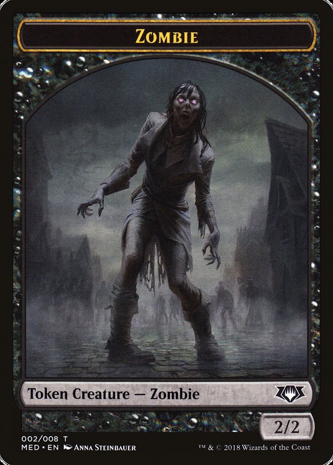 Zombie Token [Mythic Edition Tokens] | Pegasus Games WI