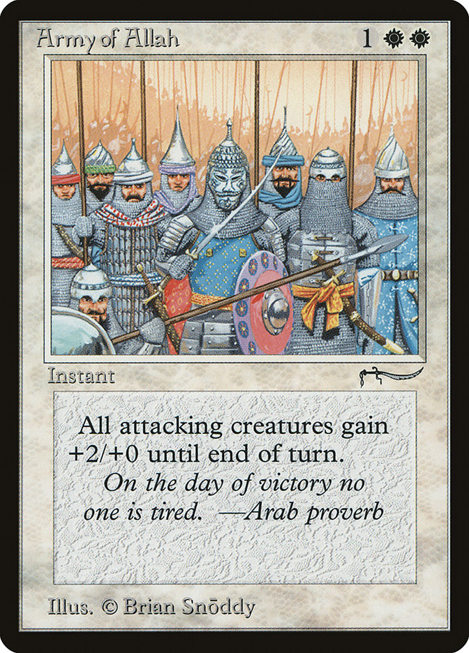 Army of Allah (Light Mana Cost) [Arabian Nights] | Pegasus Games WI