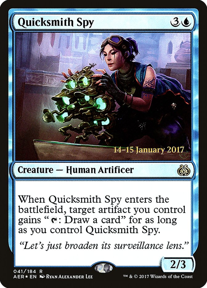 Quicksmith Spy [Aether Revolt Prerelease Promos] | Pegasus Games WI