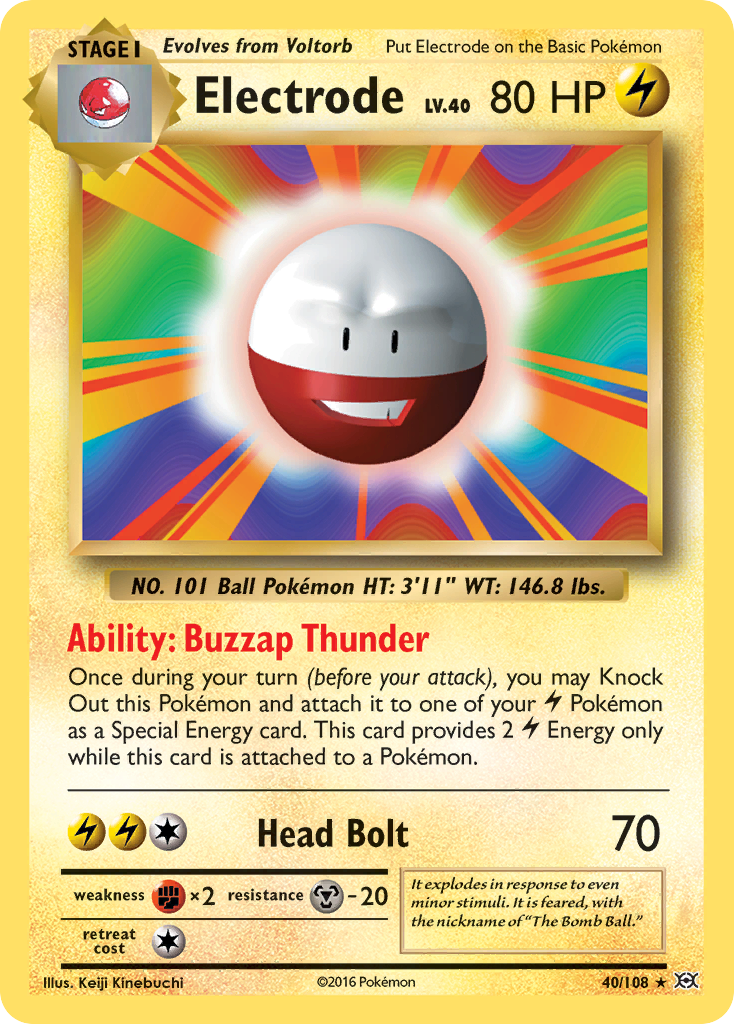 Electrode (40/108) [XY: Evolutions] | Pegasus Games WI