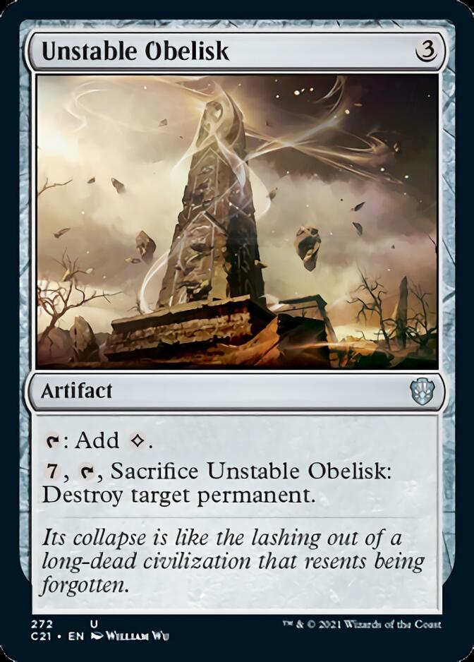 Unstable Obelisk [Commander 2021] | Pegasus Games WI