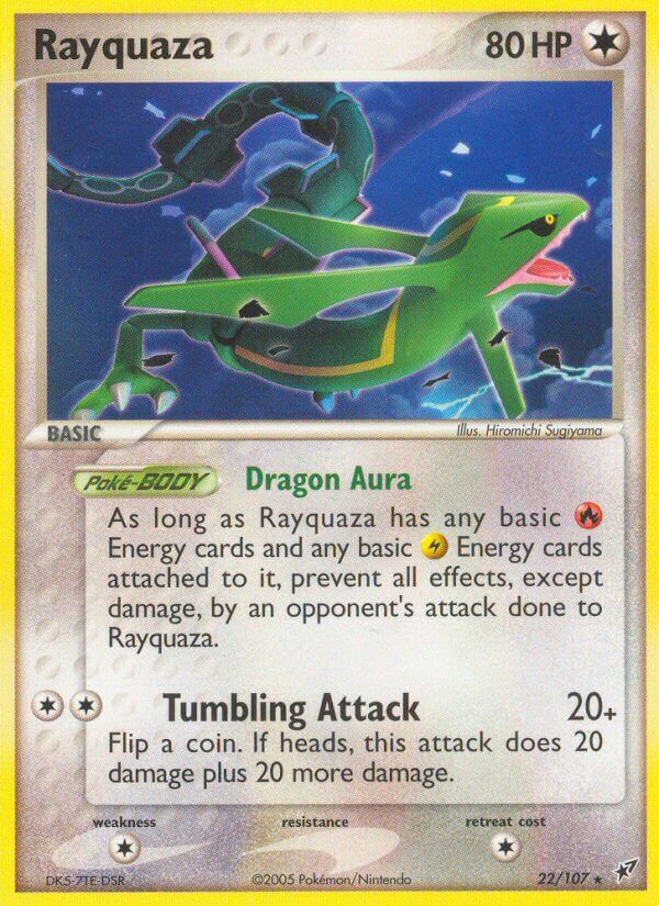 Rayquaza (22/107) (Theme Deck Exclusive) [EX: Deoxys] | Pegasus Games WI