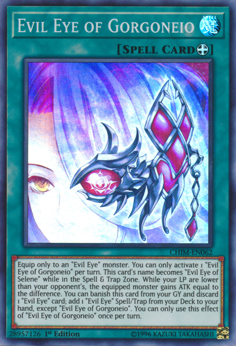 Evil Eye of Gorgoneio [CHIM-EN062] Super Rare | Pegasus Games WI