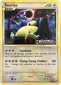 Snorlax (33/95) (Staff Prerelease Promo) [Nintendo: Black Star Promos] | Pegasus Games WI