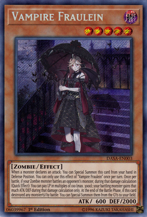 Vampire Fraulein [DASA-EN003] Secret Rare | Pegasus Games WI