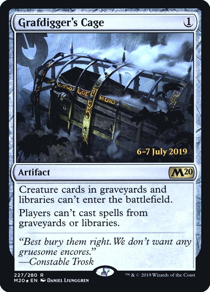 Grafdigger's Cage [Core Set 2020 Prerelease Promos] | Pegasus Games WI