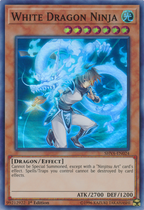 White Dragon Ninja [SHVA-EN024] Super Rare | Pegasus Games WI