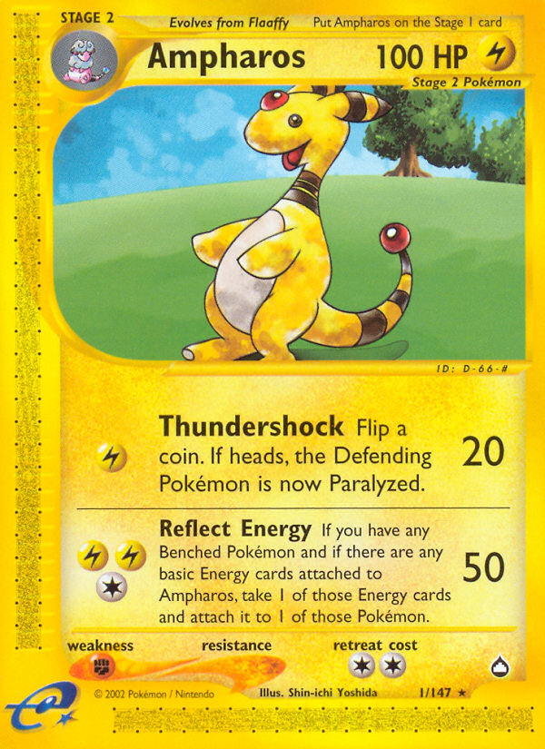 Ampharos (1/147) [Aquapolis] | Pegasus Games WI