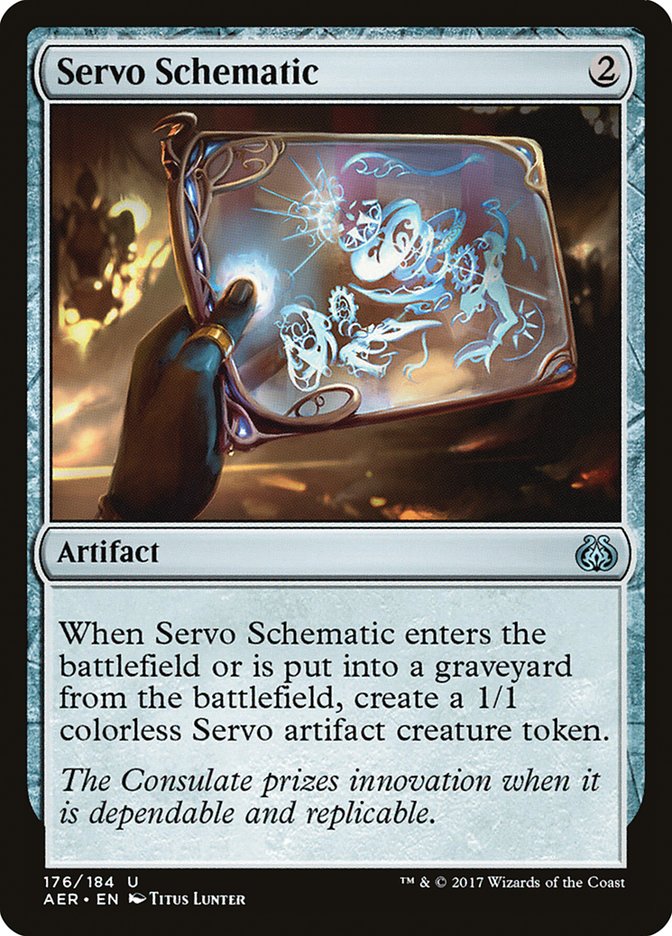 Servo Schematic [Aether Revolt] | Pegasus Games WI