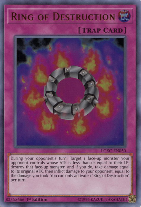 Ring of Destruction [LCKC-EN050] Ultra Rare | Pegasus Games WI