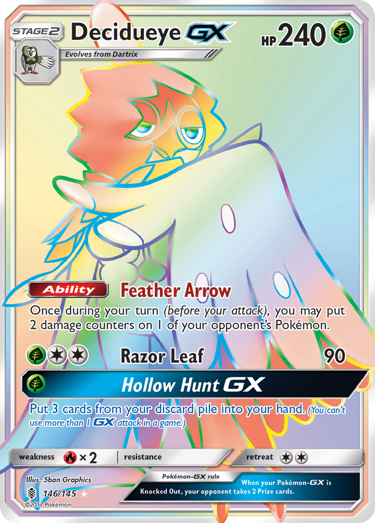 Decidueye GX (146/145) [Sun & Moon: Guardians Rising] | Pegasus Games WI