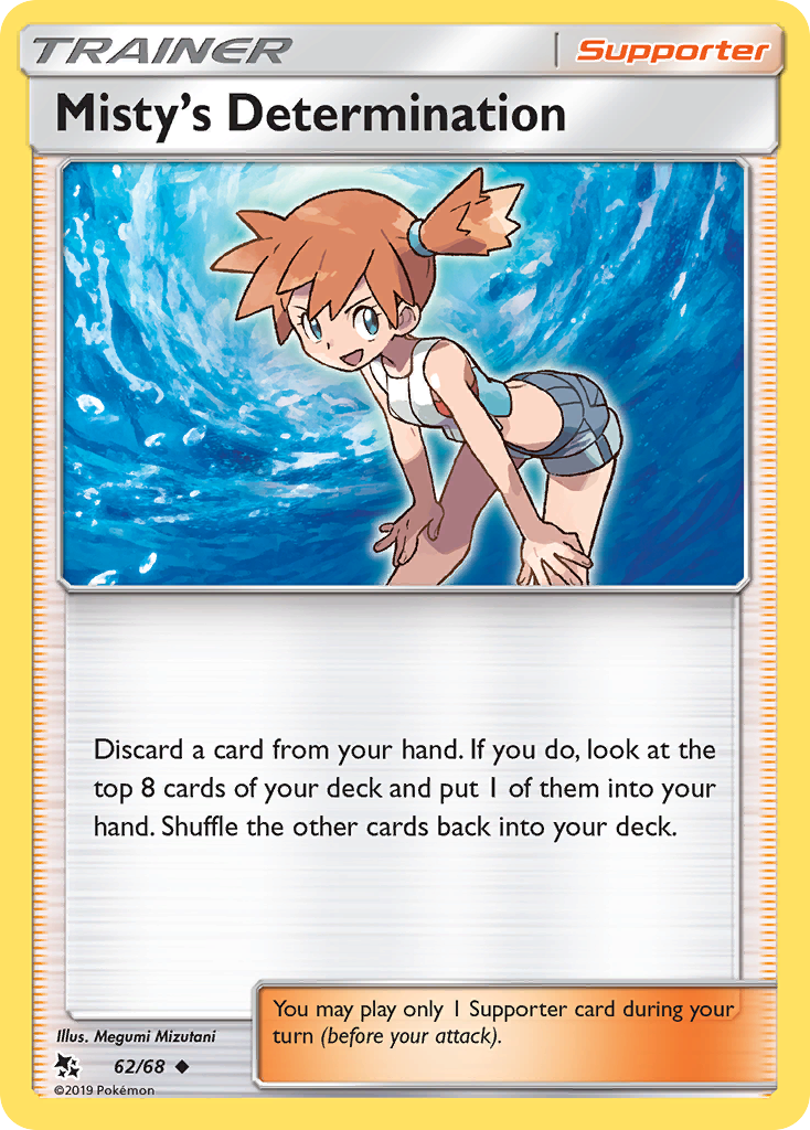 Misty's Determination (62/68) [Sun & Moon: Hidden Fates] | Pegasus Games WI