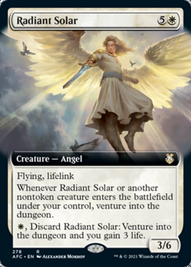 Radiant Solar (Extended Art) [Dungeons & Dragons: Adventures in the Forgotten Realms Commander] | Pegasus Games WI