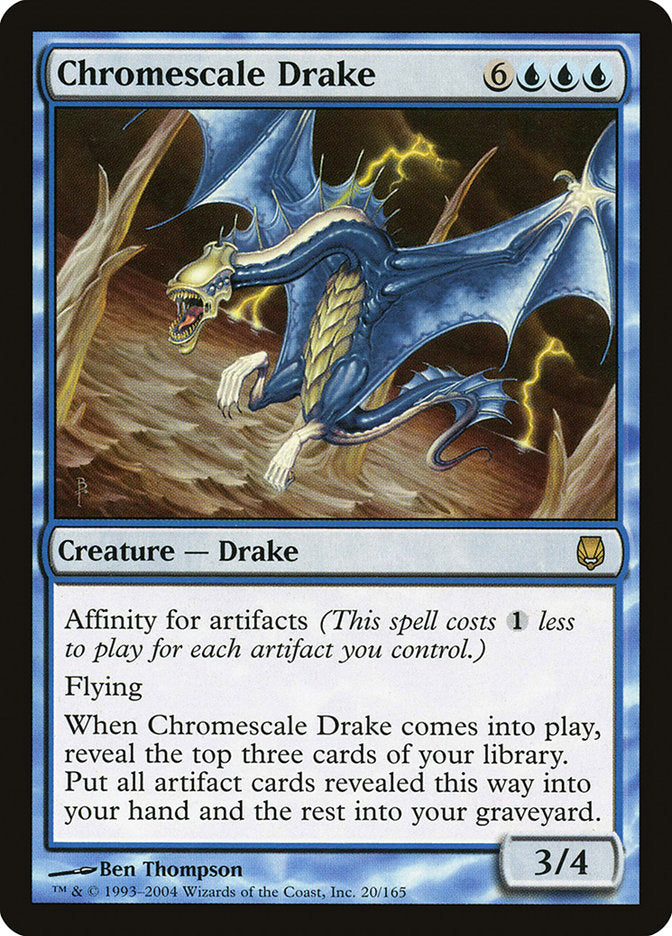 Chromescale Drake [Darksteel] | Pegasus Games WI