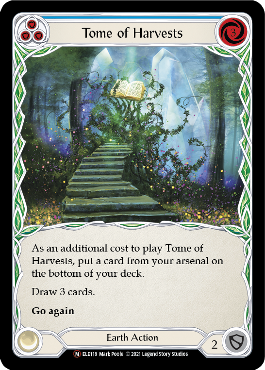 Tome of Harvests [U-ELE118] Unlimited Rainbow Foil | Pegasus Games WI