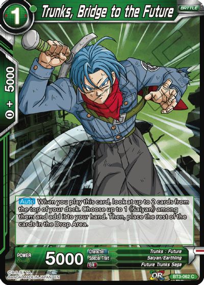 Trunks, Bridge to the Future (Reprint) (BT3-062) [Battle Evolution Booster] | Pegasus Games WI