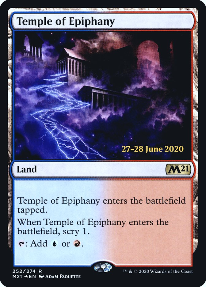 Temple of Epiphany [Core Set 2021 Prerelease Promos] | Pegasus Games WI