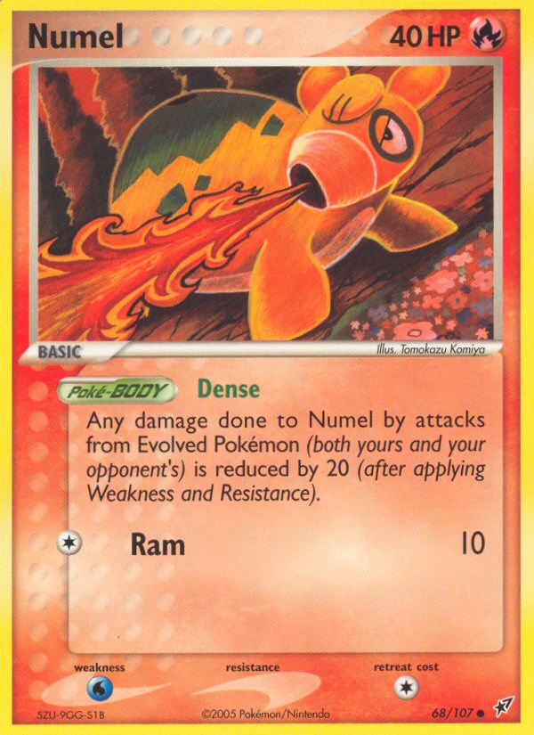 Numel (68/107) [EX: Deoxys] | Pegasus Games WI