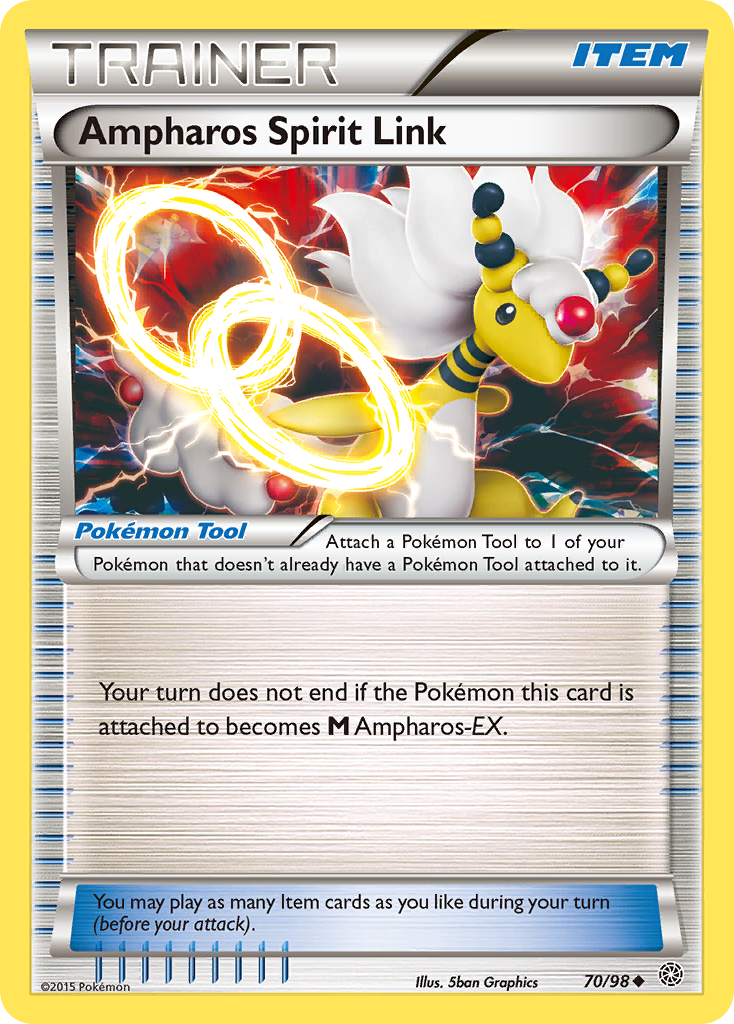 Ampharos Spirit Link (70/98) [XY: Ancient Origins] | Pegasus Games WI