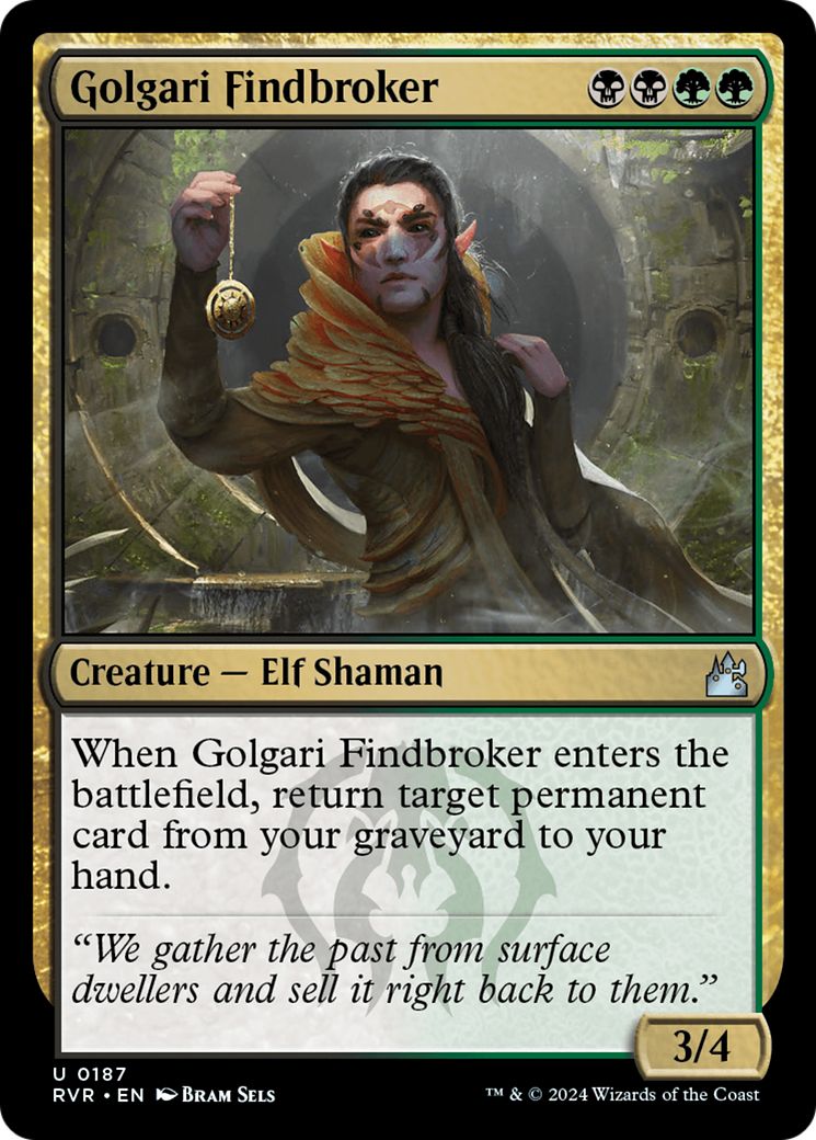 Golgari Findbroker [Ravnica Remastered] | Pegasus Games WI