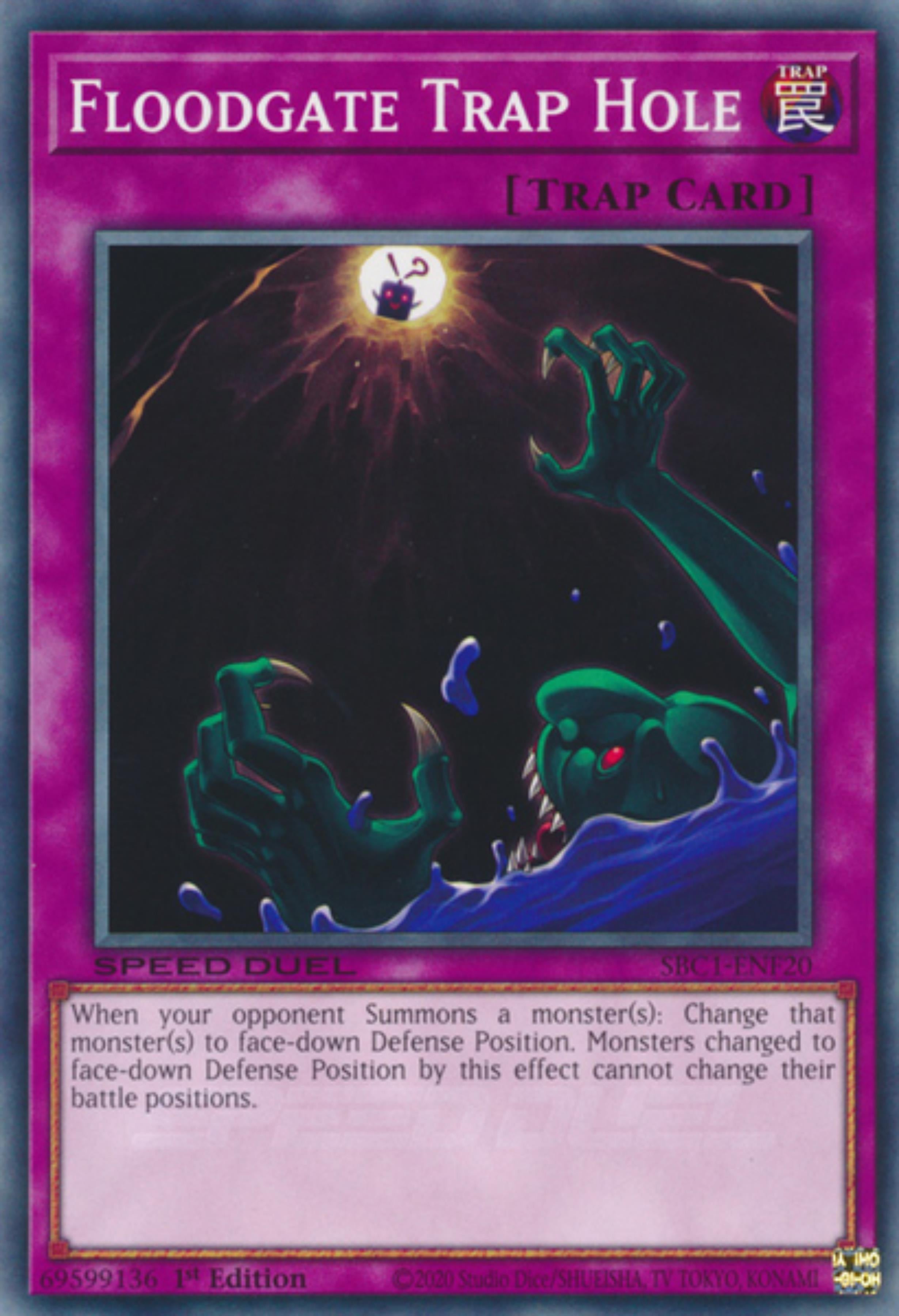Floodgate Trap Hole [SBC1-ENF20] Common | Pegasus Games WI