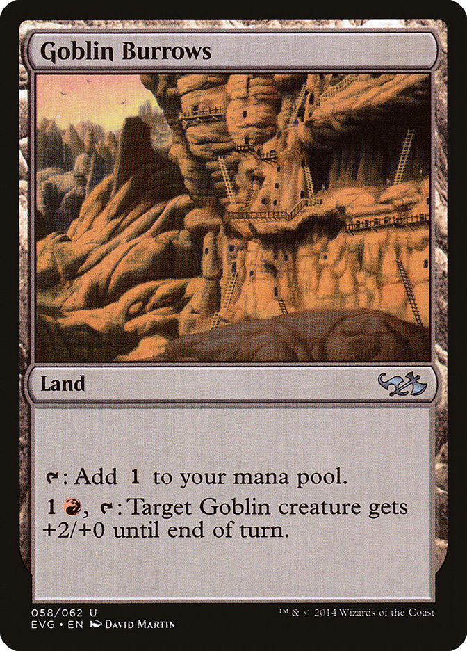 Goblin Burrows (Elves vs. Goblins) [Duel Decks Anthology] | Pegasus Games WI
