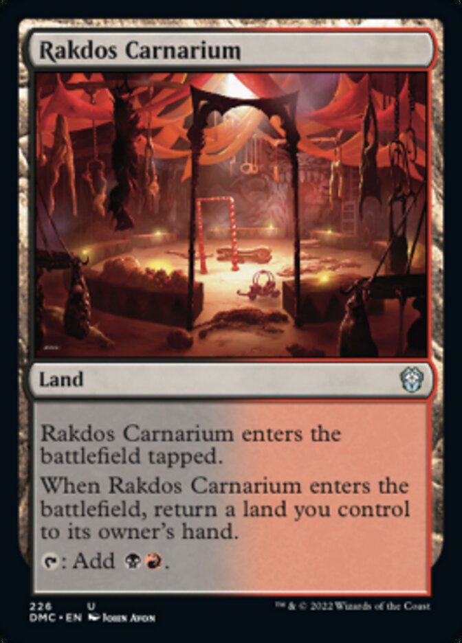 Rakdos Carnarium [Dominaria United Commander] | Pegasus Games WI