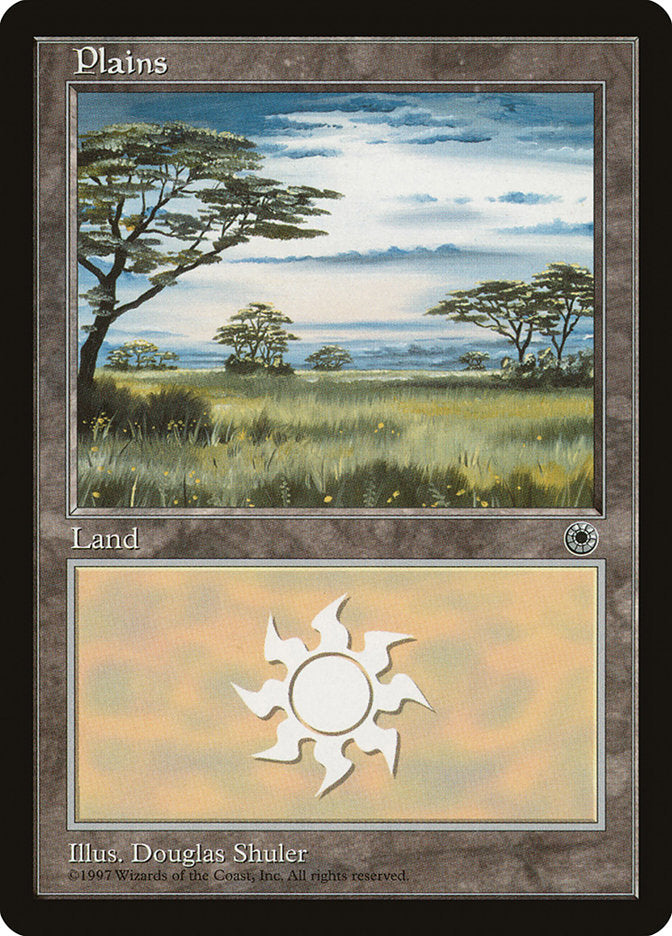 Plains (Yellow Flowers in Grass / Long Dark Cloud in Center) [Portal] | Pegasus Games WI