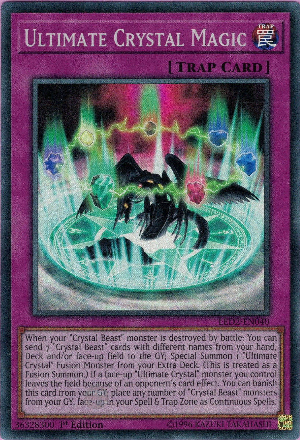 Ultimate Crystal Magic [LED2-EN040] Super Rare | Pegasus Games WI