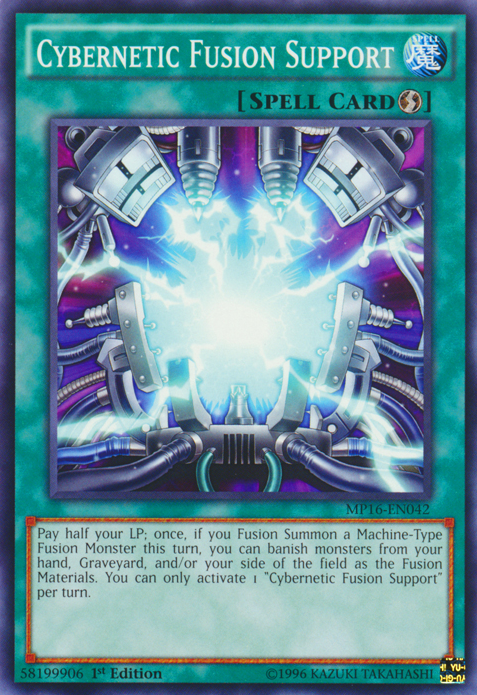 Cybernetic Fusion Support [MP16-EN042] Common | Pegasus Games WI