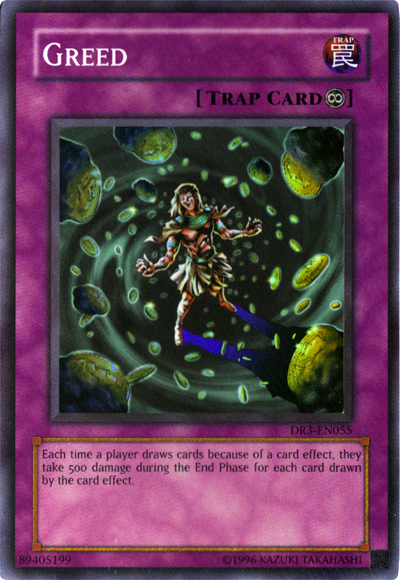 Greed [DR3-EN055] Super Rare | Pegasus Games WI