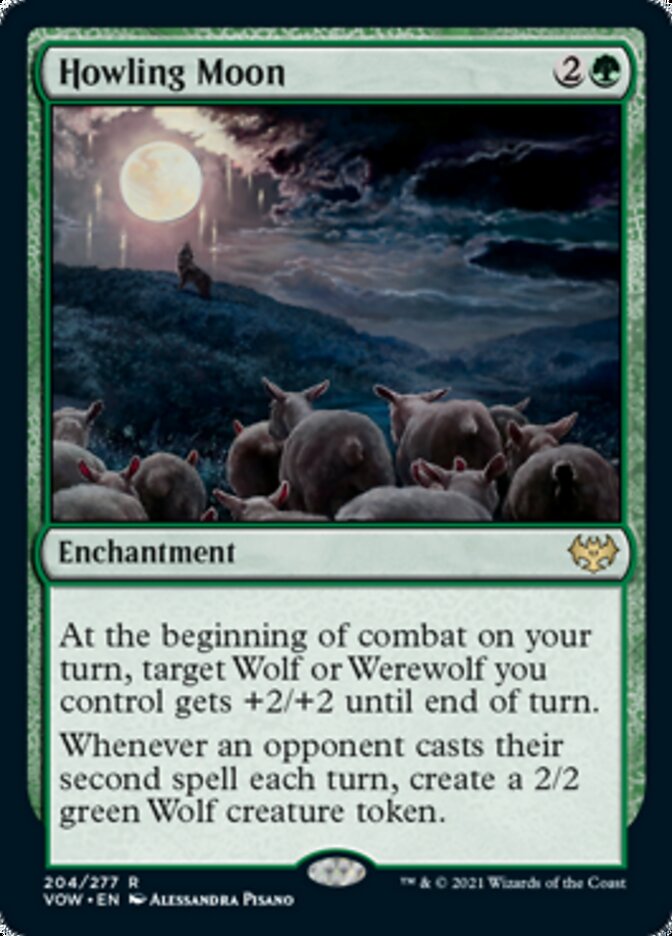 Howling Moon [Innistrad: Crimson Vow] | Pegasus Games WI