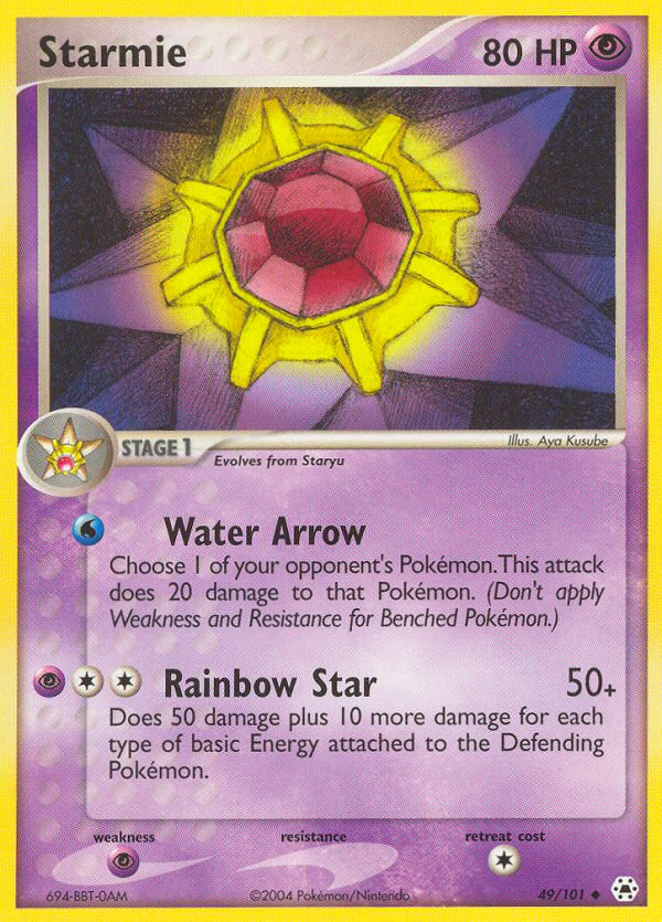Starmie (49/101) [EX: Hidden Legends] | Pegasus Games WI