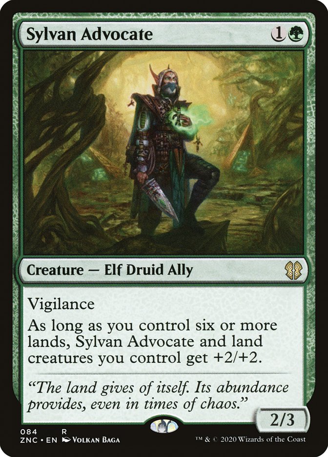 Sylvan Advocate [Zendikar Rising Commander] | Pegasus Games WI