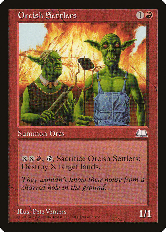 Orcish Settlers [Weatherlight] | Pegasus Games WI