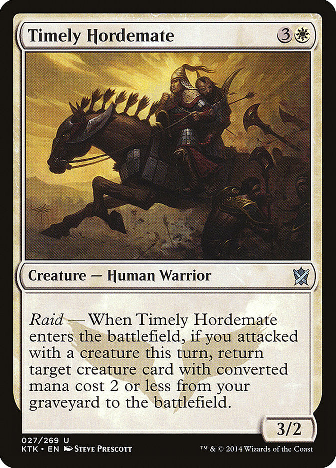 Timely Hordemate [Khans of Tarkir] | Pegasus Games WI