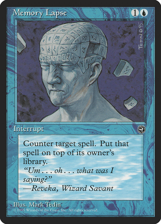 Memory Lapse (Reveka Flavor Text) [Homelands] | Pegasus Games WI