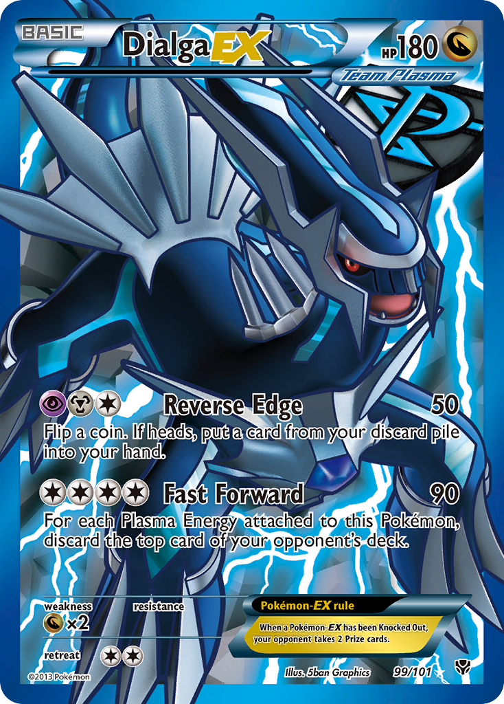 Dialga EX (99/101) [Black & White: Plasma Blast] | Pegasus Games WI