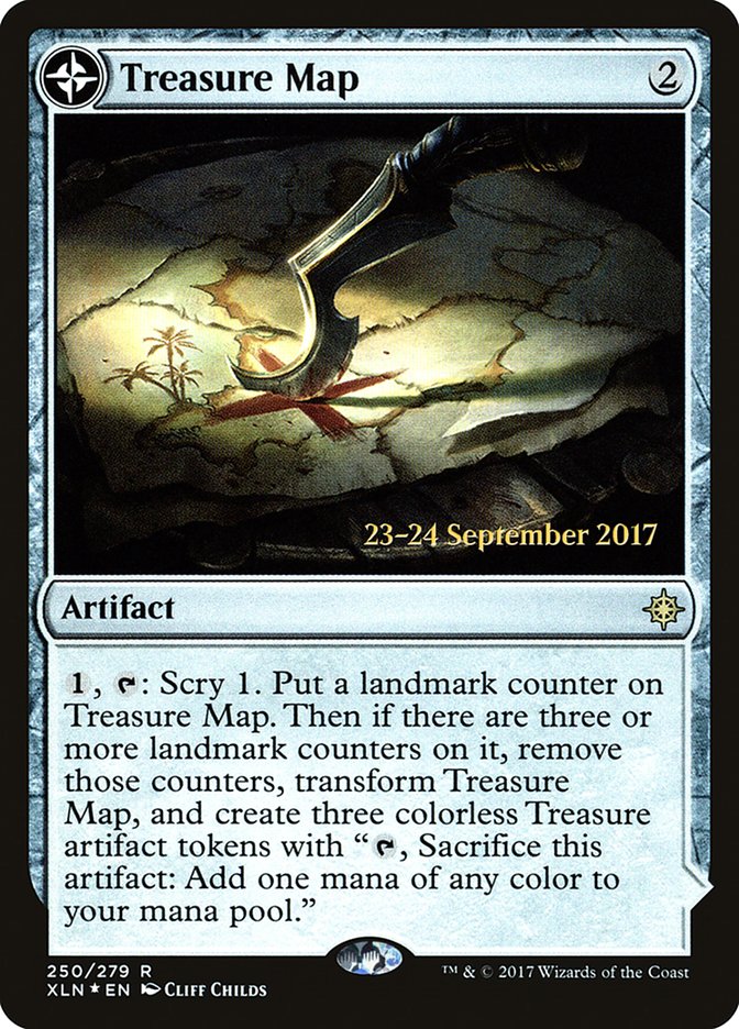 Treasure Map // Treasure Cove [Ixalan Prerelease Promos] | Pegasus Games WI